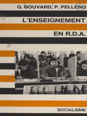 cover image of L'enseignement en République démocratique allemande